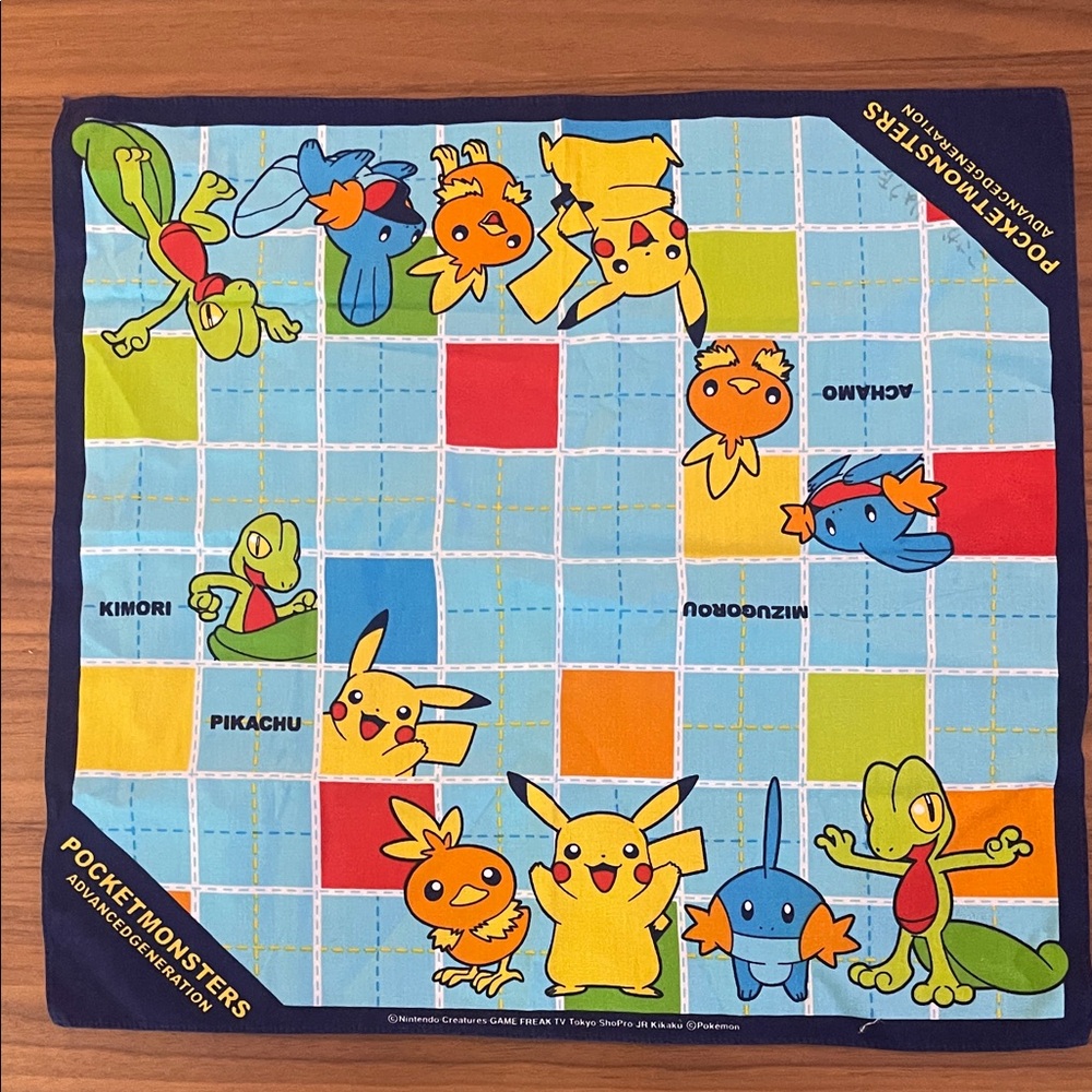 Colorful Pokémon Handkerchief